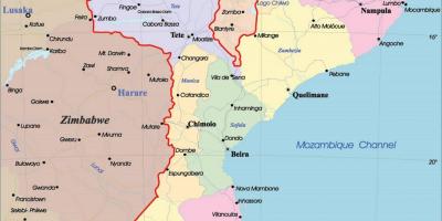 Mozambike mapa politikoa