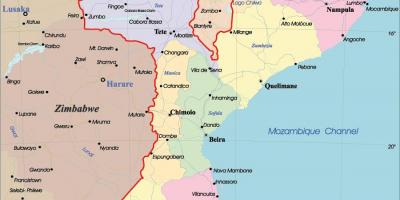 Mozambike mapa