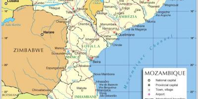 Maputo Mozambike mapa